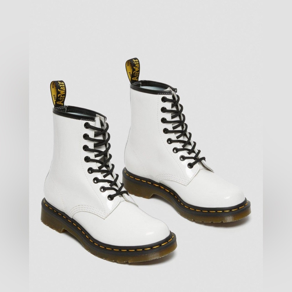 DR. MARTENS White Zavala Boots - Picture 1 of 15